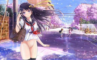 春はJKに桜舞う卒業式・入学式シーズンの二次元エロ画像 ④