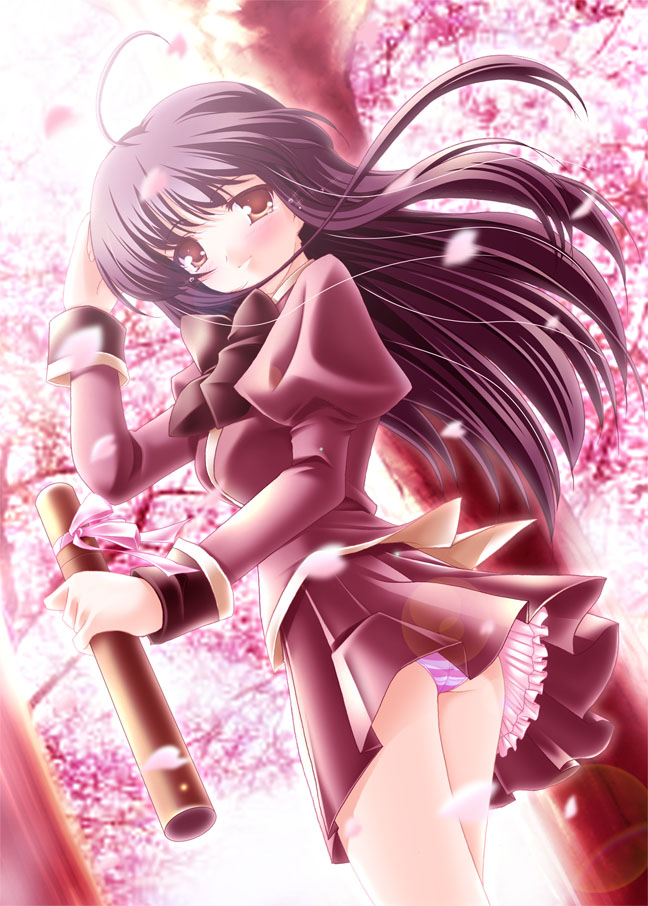 春 JK 桜 卒業式 入学式 二次元 エロ画像【15】