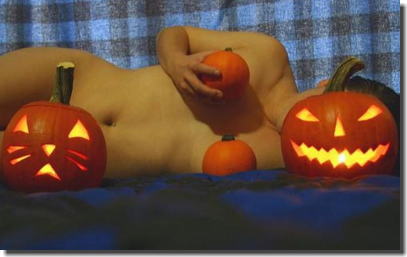 かぼちゃでハロウィン！ジャック・オ・ランタンのエロ画像 ①