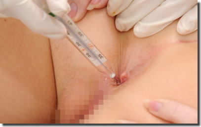 乳がん検診をはじめおっぱいや肛門を検査しているエロ画像 ④