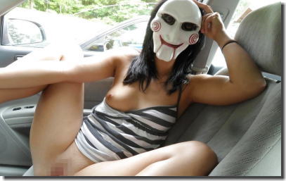 海外のセクシー仮面！マスクを被った外国人のエロ画像 ①