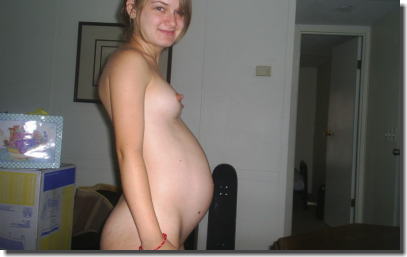 妊婦が貧乳！おっぱいがちっぱいなボテ腹エロ画像 ④