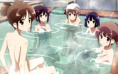 温泉・女風呂の二次元入浴エロ画像 ②
