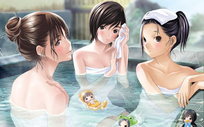温泉・女風呂の二次元入浴エロ画像 ④