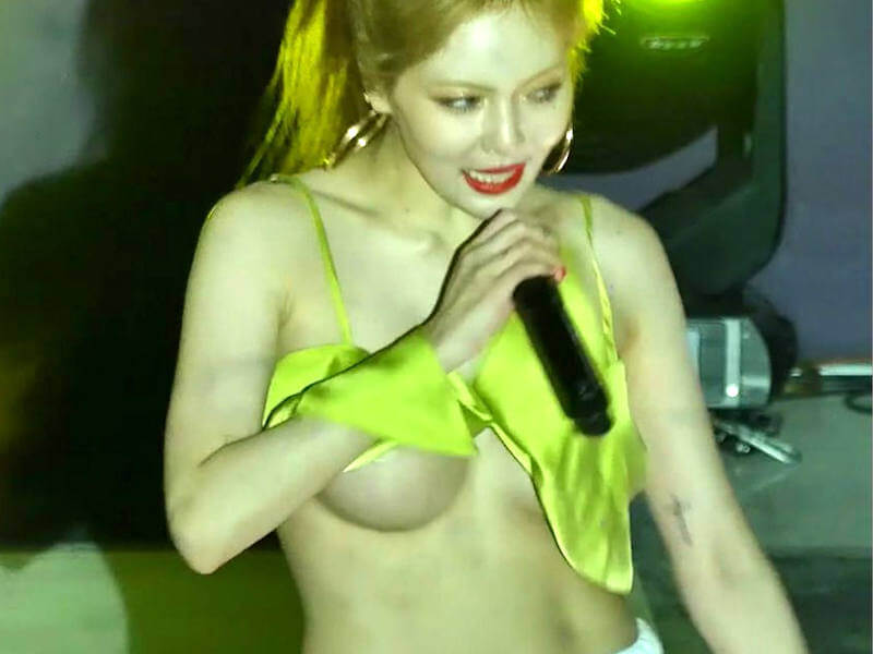K-POP 胸チラ ポロリ ハプニング エロ画像