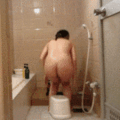 お風呂 シャワー GIF エロ画像