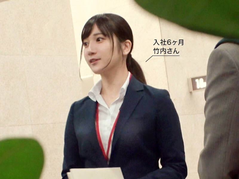 新卒の後輩OLをホテルで抱くAV