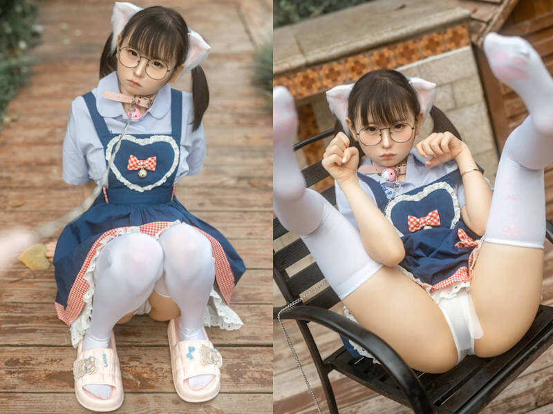 童顔メガネ女子のエロ画像