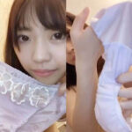 脱ぎたてパンツの自撮りエロ画像