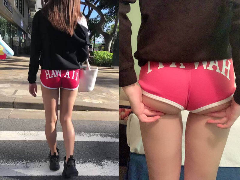 お尻映えホットパンツ画像集