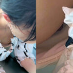 電車で見えた！女子の胸チラエロ画像