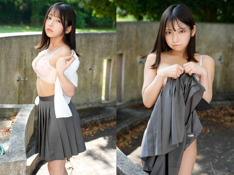 美少女JKが脱ぐエロ画像