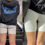 下半身ピチピチ女子の街撮りエロ画像