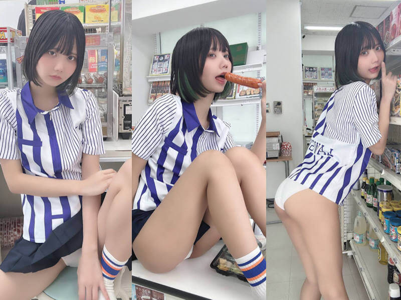 コンビニバイト店員のエロ画像