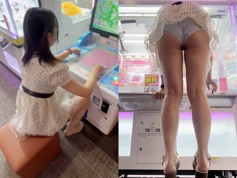 ゲーセン女子がエロすぎた画像