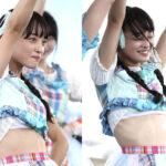 ブラジャー見えたアイドルのエロハプニング画像