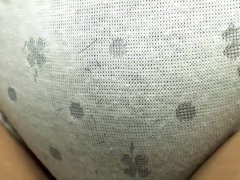 ハミ毛してます接写パンツのエロ画像